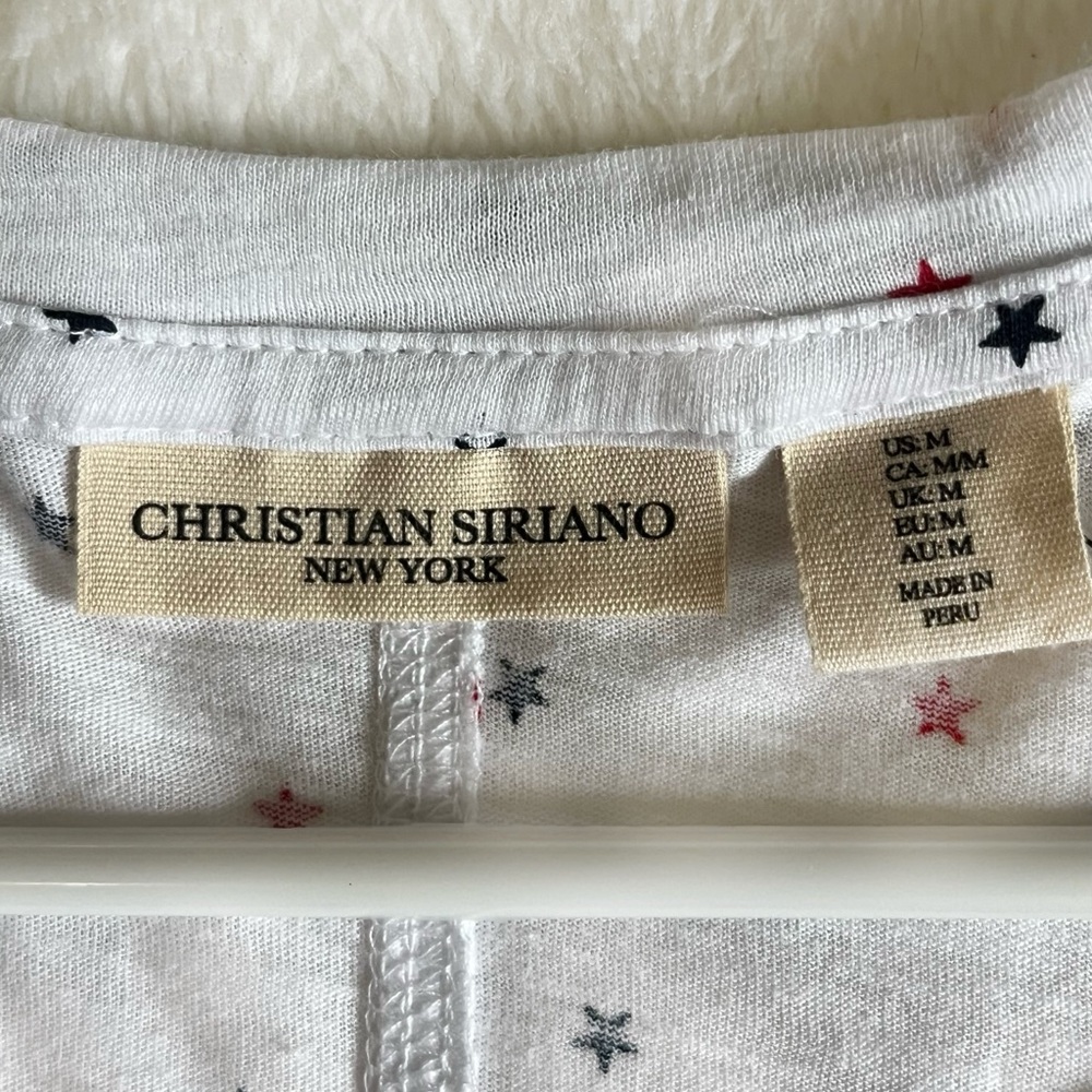 New CHRISTIAN SIRIANO White short sleeve Women Top - Picture 7 of 9